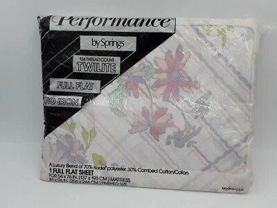 Paquete Performance by Springs COMPLETO PLANO sin abrir floral a cuadros Foto 1 de 4