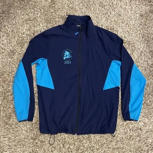 Walt Disney World 2025 Club Run Disney Jacket Adult Medium Mickey Zip Up Blue - Picture 1 of 14