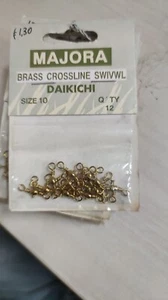 2x Brass Crossline Swivwl Nr.10 bc139 Angel Dreierrolle - Bild 1 von 1