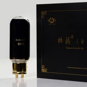 1 Matched Pair LINLAI 805A-T/805-TA Carbon Sprayed T-Series Vacuum Tube - Picture 1 of 4
