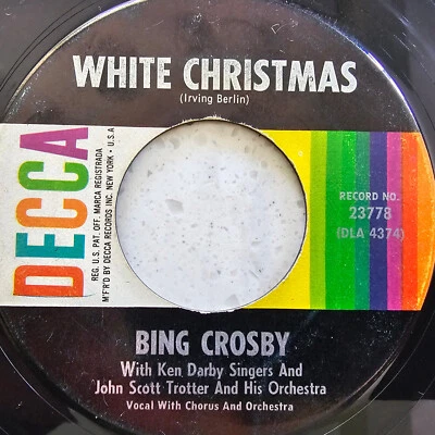 Bing Crosby - White Christmas / God Rest Ye Merry Gentlemen - Original US 7" - Image 1 of 4