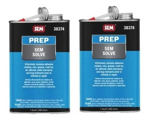 SEM 38374 Sem Solve Automotive Wax Grease & Residue Remover Quart (2 Pack) - Picture 1 of 1