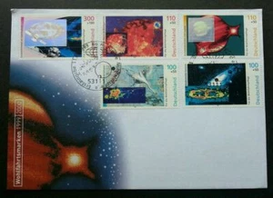 [SJ] Germany Cosmos & Galaxy 1999 Space Astronomy (FDC) *hologram *unusual - Picture 1 of 5