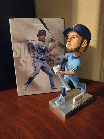 Texas Rangers Nathaniel Lowe Silver Slugger Bobblehead SGA Cover