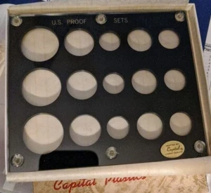 New Capital Plastic U.S. Proof Sets 15 Holes Blk 5x6 - Picture 1 of 1