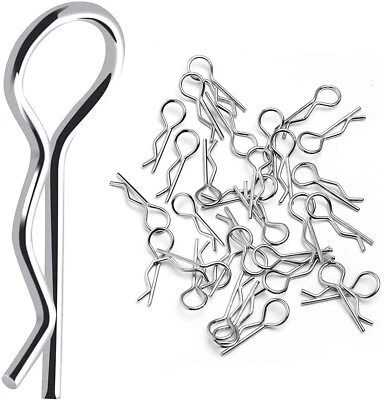 Clip per carrozzeria in acciaio inox 1/8 per WLtoys 144001 - Resistente alla ... - Immagine 1 di 4