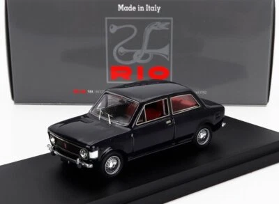 MODELLINO AUTO EPOCA STATICO RIO FIAT 128 1A SERIE 1969 2 PORTE BLU SCALA 1:43 - Immagine 1 di 4