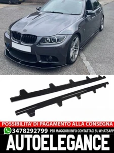 ⭐Faldones laterales para BMW Serie 3 E90 E91 NEGRO BRILLO⭐ - Imagen 1 de 7