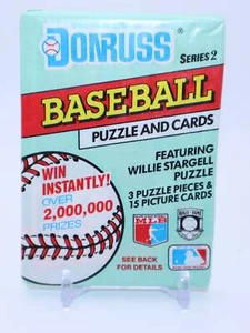 1991 Donruss Series 2 Baseball Wax Pack - Bild 1 von 3