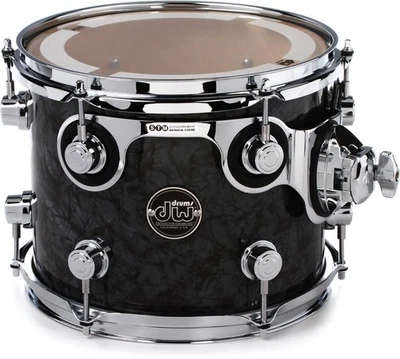 DW Performance Series Mounted Tom - 8" x 10" Black Diamond FinishPly - Image 1 of 4
