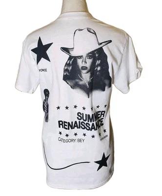 NUEVA Camiseta Beyoncé RWT 2023 Renaissance World Tour Calefacción Discoteca/Trampa Talla Pequeña Foto 1 de 4