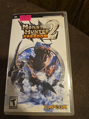 Monster Hunter Freedom 2 (Sony PSP, 2007) Game Art Only -- NO GAME OR MANUAL  - Image 1 of 4