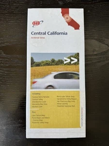 Mapa de ruta AAA-El mapa de California Central-Serie seccional - Imagen 1 de 2