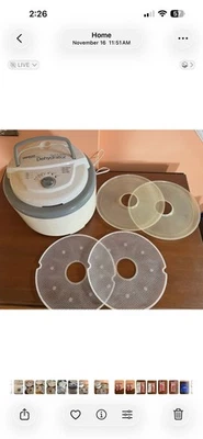 Nesco Professional 5 bandejas desidratador de alimentos e espasmódicos 2 mesh 2 forros de bandeja sólidos - Imagem 1 de 4