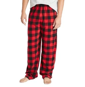 Wondershop Men's XL Tall Red Plaid Super Soft Fleece Pajama Pants - Picture 1 of 2