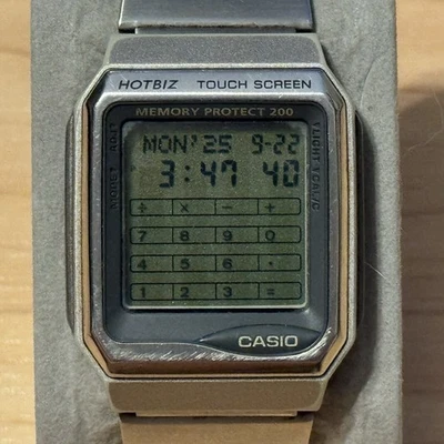 Reloj digital Casio VDB-3000 plateado Hotbiz protección de memoria 200 banco de datos 1491 VDB Foto 1 de 4