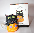 2013 Hallmark Cat O' Lantern Halloween Ornament Glow in the Dark Valerie Shanks