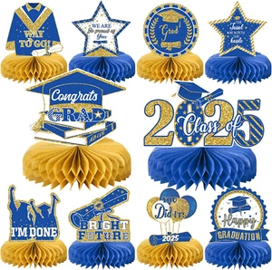 10PCS Graduation Party Decorations Class of 2025 Congrats Grad Table Centerpiece - Picture 1 of 12