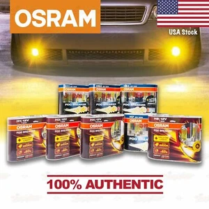 2x ALL OSRAM Fog Breaker FBR-HCB YELLOW Spot Look Light DuoBox Bulbs 2600K Lamps - Picture 1 of 18