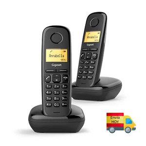 DUO TELEFONO FIJO INALAMBRICO GIGASET A170 DUO 50 NUMEROS AGENDA 10 ENVIO HOY - Imagen 1 de 3