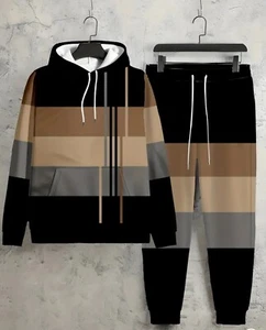 Men's Hoodies+Pants Autumn Winter SweatSUIT Stylish BIG 3XL - Picture 1 of 5