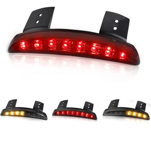 LED Rear Fender Edge Lights Brake For Harley Sportster Iron 883 XL1200C XL1200L - Picture 1 of 12