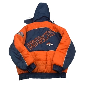Denver Broncos Pro Player Puffer Jacke Herren M Vintage - Bild 1 von 9