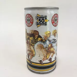 1980 Pittsburgh Steelers 50 Seasons Iron City Bierdose NFL Football Vintage - Bild 1 von 14