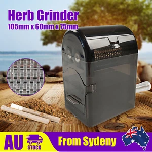 Herb Grinder Tobacco Cutter Hand Muller Shredder with Tobacco Storage Case AU S - Picture 1 of 7