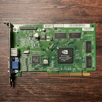 Genuine Nvidia GeForce2 MX 32Mb VGA AGP Graphics Card Dell P/N: 5G998 MS-8835 - Image 1 of 3