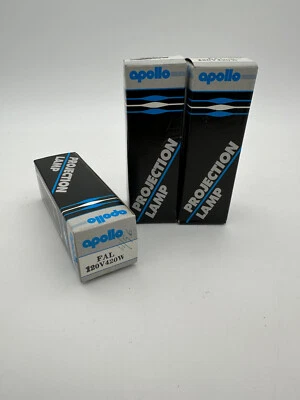 Lot of 3 - Three Apollo Projection Lamp Bulbs FAL 120V 420W - Image 1 of 2
