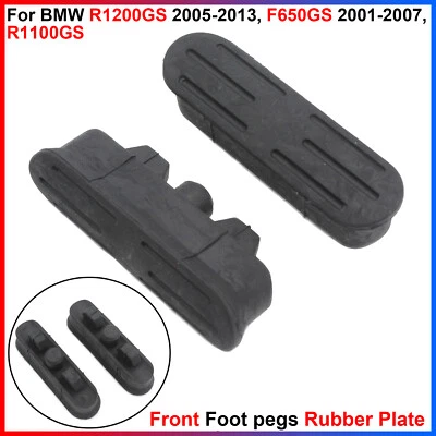 Placa de goma para BMW R1200GS 05-2013, F650GS 01-2007, R1100GS - estriberas delanteras Foto 1 de 4