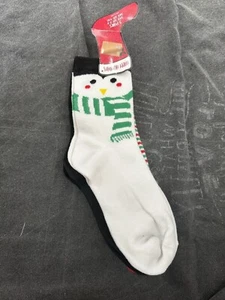 Children's Christmas Socks - 3 Pairs - Variety Sock Size 9 - 11 - Picture 1 of 2