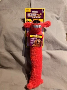 Multipet Loofa Dog Toy 12" - Blue, Red, Green - Picture 1 of 8