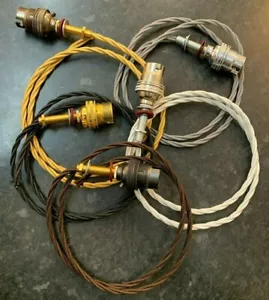Tischlampe Neuverdrahtungsset verdrilltes Stoffkabel BC B22 ungeschaltet - Bild 1 von 9