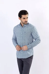 Camisa informal a cuadros para hombre de Monark&Co - Imagen 1 de 4