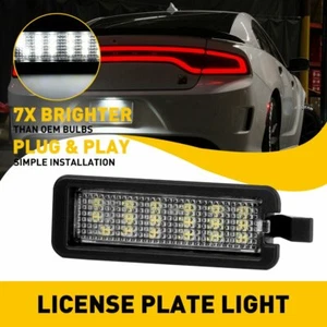 1PCS License Plate Tag Light for 2015-2021 Chrysler 300 Dodge Charger Challenger - Picture 1 of 12