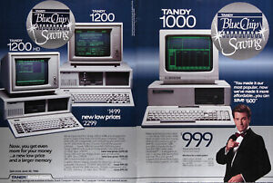 1986 RADIO SHACK TANDY COMPUTERS Genuine Ad ~ RARE CDN Ad ~ FREE SHIPPING!
