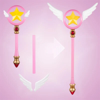 Anime Cardcaptor Sakura Girl Magic Wand Cosplay Prop Cute Halloween Gift Toy - Image 1 of 4