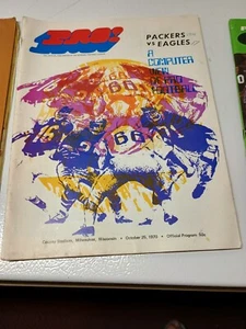 1970 PRO! GREEN  BAY PACKERS VS PHILADELPHIA EAGLES PROGRAM NFL 10/25 MILWAUKEE  - Picture 1 of 2