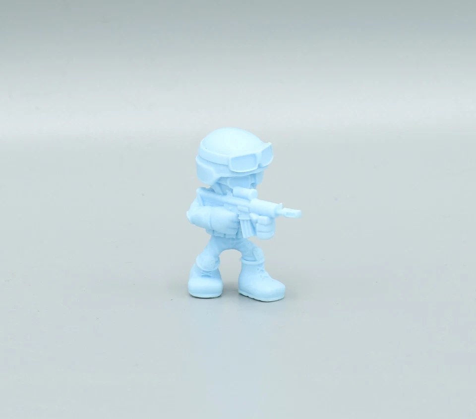 Boneco GI Joe GRUNT protótipo cópia impressa resina Micro Force Hasbro 2013 - Imagem 1 de 4