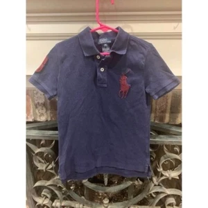 Polo Ralph Lauren young boys size 6, maroon and navy (Bin X) - Picture 1 of 4