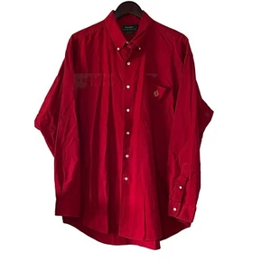 Lauren Ralph Lauren Men’s Button Down Shirt Size XL Embroidered Gold Crest - Picture 1 of 9