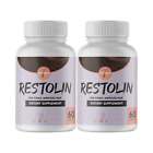 2-Pack Restolin Capsules Natural Hair Support Supplement- 120 Capsules