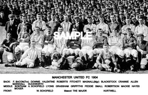 Manchester United FC 1904 Team Photo - Picture 1 of 1
