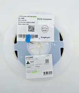 Full Reel (2000 Pcs) KPT-2012ZGC Kingbright Green 20mA 3.3V InGaN SMD LED 0805 - Bild 1 von 2