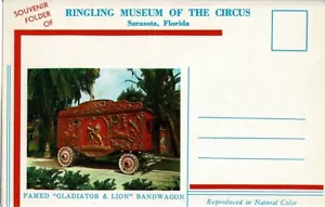 Ringling Museum des Zirkus Postkartenheft 12 Fotos Sarasota FL - Bild 1 von 9