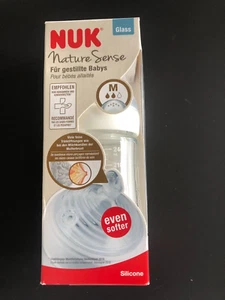 NUK Nature Sense Baby Trink Sauger Fläschchen - Bild 1 von 4