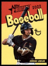 2022 Topps Heritage Minor League INSERT OR AUTO Baseball Cards Pick From List