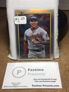 2020 Bowman #90B-JS Juan Soto 1990 Bowman Insert Washington Nationals - Picture 1 of 2